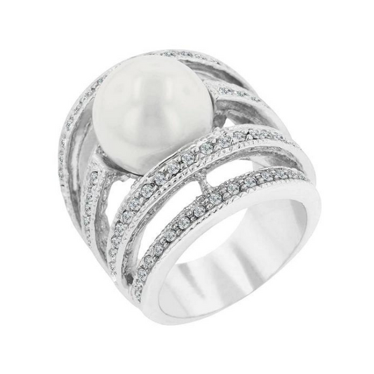 Right Hand Pearl Ring