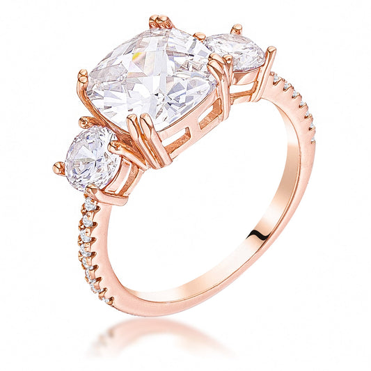 Rose Gold Modern Royal Trendy Ring